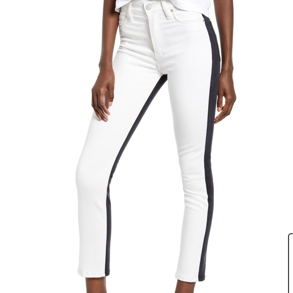 Black & White Hudson Jeans - Picture 1 of 5